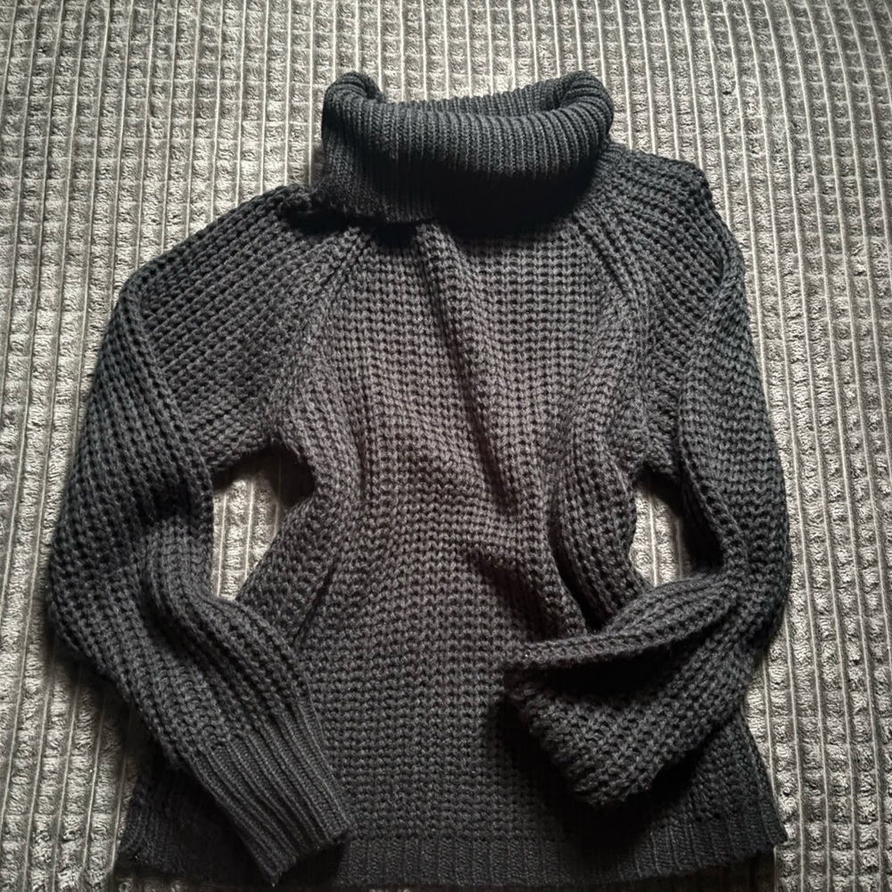Cozy Black Turtleneck Sweater